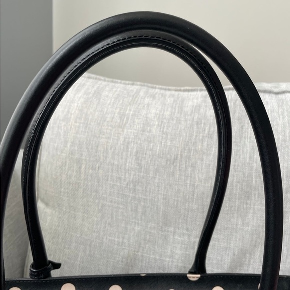 Kate Spade ♠️ Large Leather Dot Tote - Picture 5 of 12